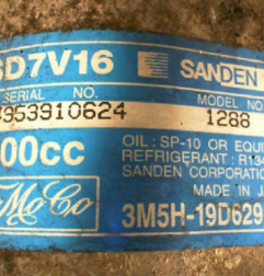 Compresseur clim VOLVO V 50 Photo n°3