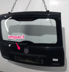 Malle/Hayon arriere FIAT PANDA 2 Photo n°5