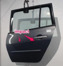 Porte arriere gauche RENAULT MEGANE 2