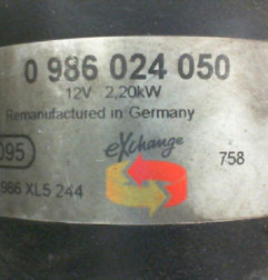 Demarreur VOLKSWAGEN TOUAREG 1 Photo n°6