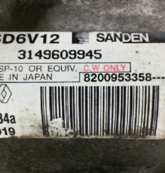 Compresseur clim RENAULT CLIO 2 CAMPUS Photo n°5