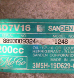 Compresseur clim FORD C-MAX 1 Photo n°6