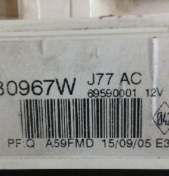 Commande chauffage RENAULT MODUS Photo n°6