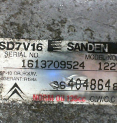 Compresseur clim FIAT SCUDO 1 Photo n°5