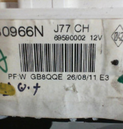 Commande chauffage RENAULT CLIO 3 Photo n°5