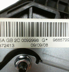 Air bag conducteur PEUGEOT 207 Photo n°3