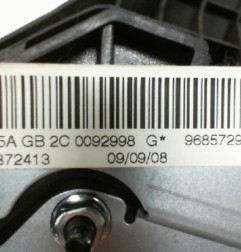 Air bag conducteur PEUGEOT 207 Photo n°6