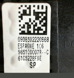 Air bag conducteur RENAULT MEGANE 3 Photo n°3