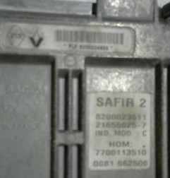 Calculateur moteur RENAULT TWINGO 1 Photo n°3