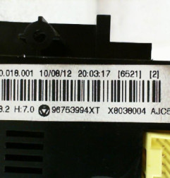 Commande chauffage CITROEN C3 2 Photo n°3