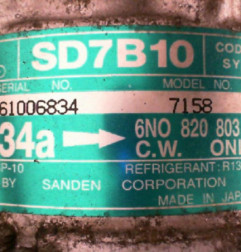 Compresseur clim VOLKSWAGEN POLO 3 Photo n°6