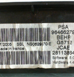 Commande chauffage PEUGEOT 307 Photo n°3