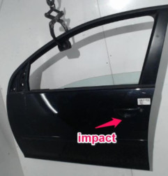 Porte avant gauche VOLKSWAGEN GOLF 5 Photo n°5