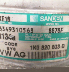 Compresseur clim SEAT ALTEA Photo n°3