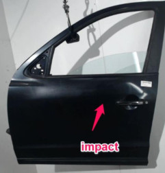 Porte avant gauche HYUNDAI SANTA FE 2 Photo n°5