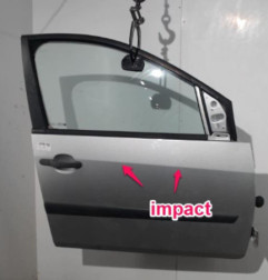 Porte avant droit FORD FIESTA 5 Photo n°5