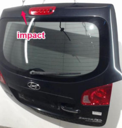 Malle/Hayon arriere HYUNDAI SANTA FE 2