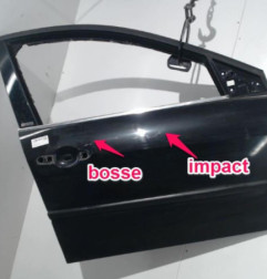 Porte avant droit RENAULT LAGUNA 3 Photo n°4