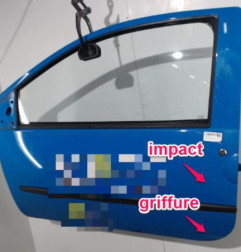 Porte avant gauche RENAULT TWINGO 2 Photo n°5