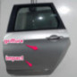 Porte arriere gauche CITROEN C5 2