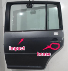 Porte arriere gauche VOLKSWAGEN TOURAN 1 Photo n°3