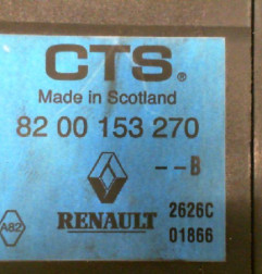 Pedale d'accelerateur RENAULT MEGANE Photo n°3