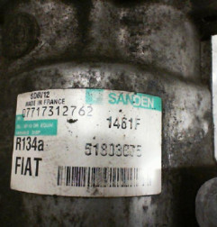 Compresseur clim FIAT GRANDE PUNTO Photo n°3