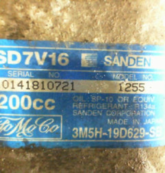 Compresseur clim MAZDA 3 1 Photo n°6