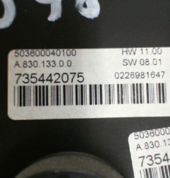 Commande chauffage FIAT BRAVO 2 Photo n°1