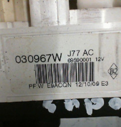 Commande chauffage RENAULT GRAND MODUS Photo n°1