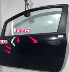 Porte avant gauche FIAT GRANDE PUNTO Photo n°5