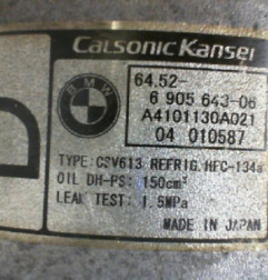 Compresseur clim BMW SERIE 3 E46 Photo n°6