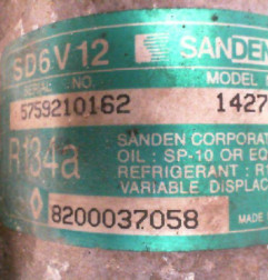 Compresseur clim RENAULT CLIO 2 Photo n°3