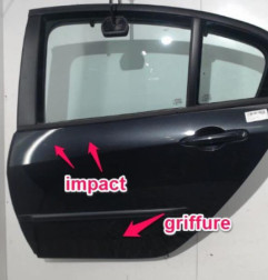 Porte arriere gauche RENAULT LAGUNA 3 Photo n°1