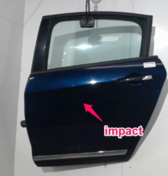 Porte arriere gauche CITROEN C5 2 Photo n°5