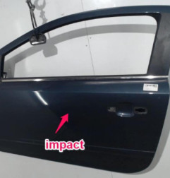 Porte avant gauche OPEL ASTRA H Photo n°5