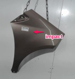 Aile avant droit MERCEDES CLASSE A 169 Photo n°1