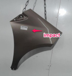 Aile avant droit MERCEDES CLASSE A 169 Photo n°5