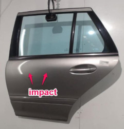 Porte arriere gauche MERCEDES CLASSE C 203 Photo n°5