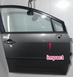 Porte avant droit TOYOTA COROLLA VERSO 2 Photo n°5