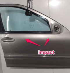 Porte avant droit MERCEDES CLASSE C 203 Photo n°3