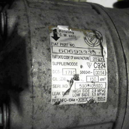 Compresseur clim ALFA ROMEO BRERA Photo n°1