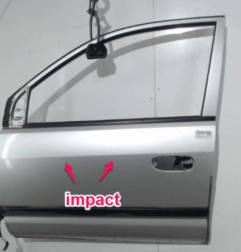 Porte avant gauche MITSUBISHI SPACE STAR 2 Photo n°5