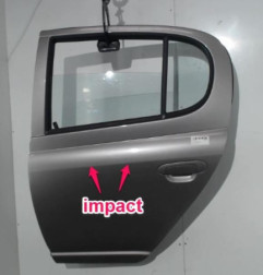 Porte arriere gauche TOYOTA YARIS 1 Photo n°1