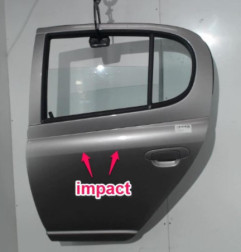 Porte arriere gauche TOYOTA YARIS 1 Photo n°5