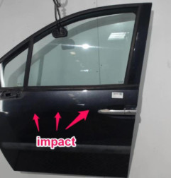 Porte avant gauche PEUGEOT 807 Photo n°5