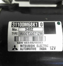 Demarreur SUZUKI ALTO 3 Photo n°5