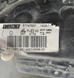 Optique avant principal gauche (feux)(phare) FIAT IDEA Photo n°6