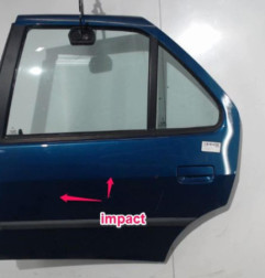 Porte arriere gauche PEUGEOT 306 Photo n°5