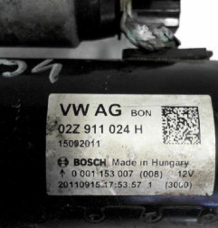 Demarreur VOLKSWAGEN GOLF 6 Photo n°1